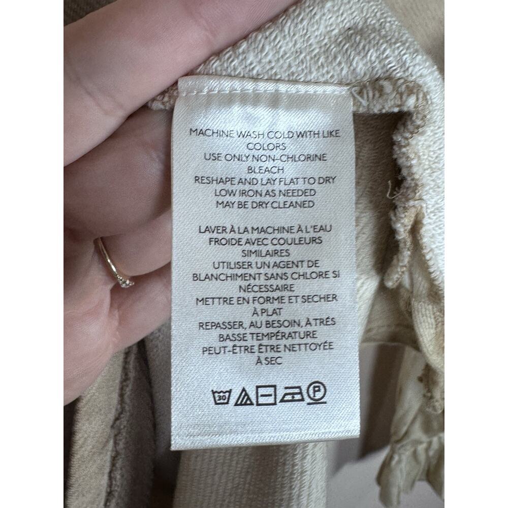 Pilcro Anthropologie Womens Top Mixed Media Shirt 100% Cotton Boho S Coastal - Picture 9 of 14